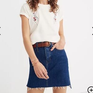 Madewell Jean Skirt